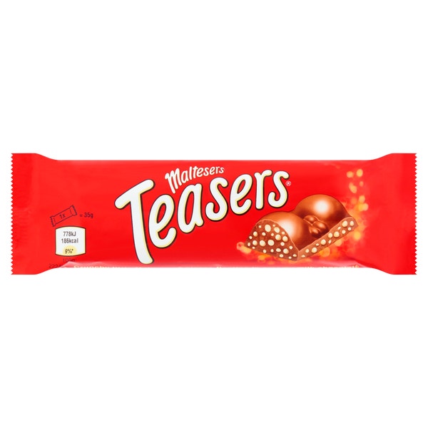 Maltesers Teasers melkchocolade reep 35 g