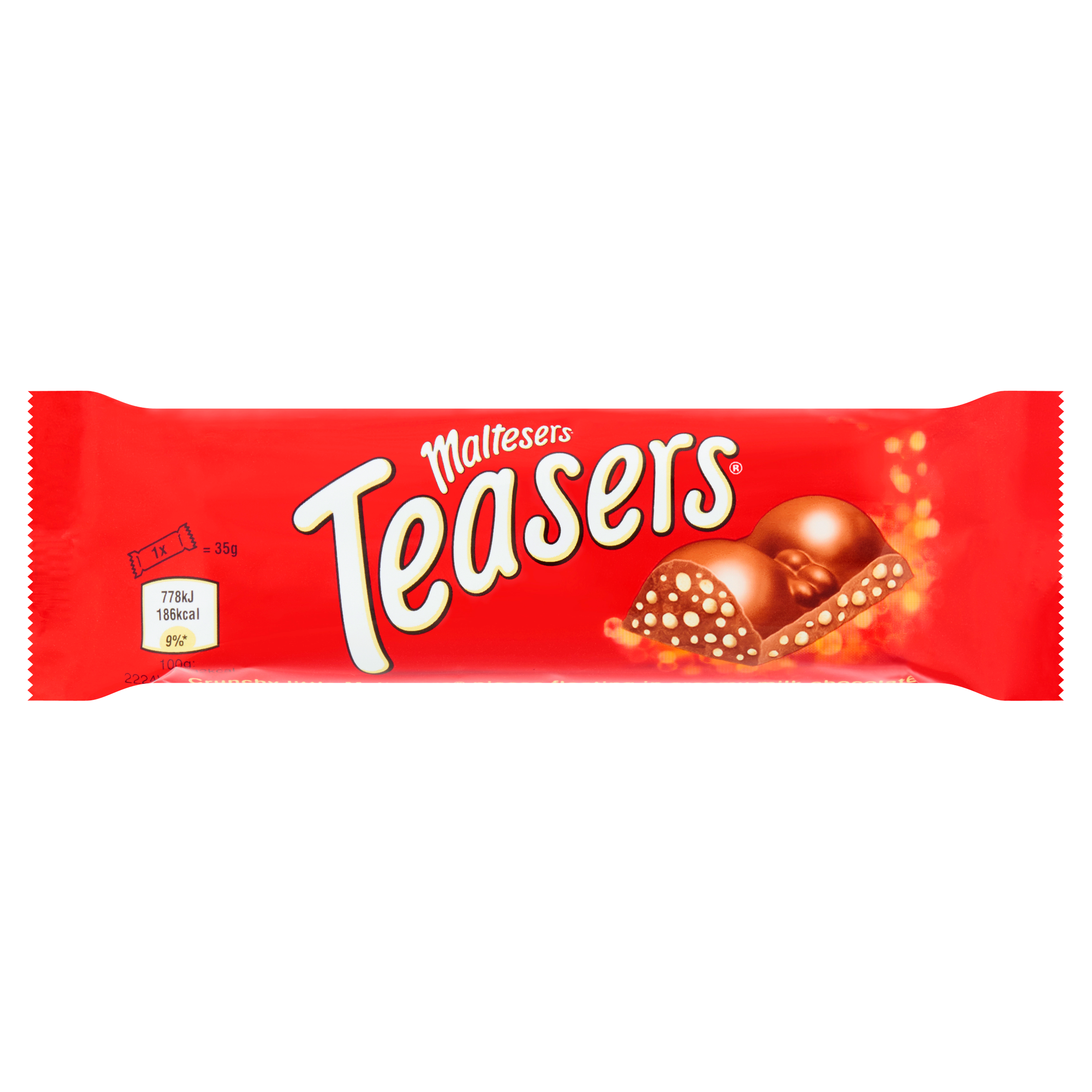 Maltesers Teasers melkchocolade reep 35 g