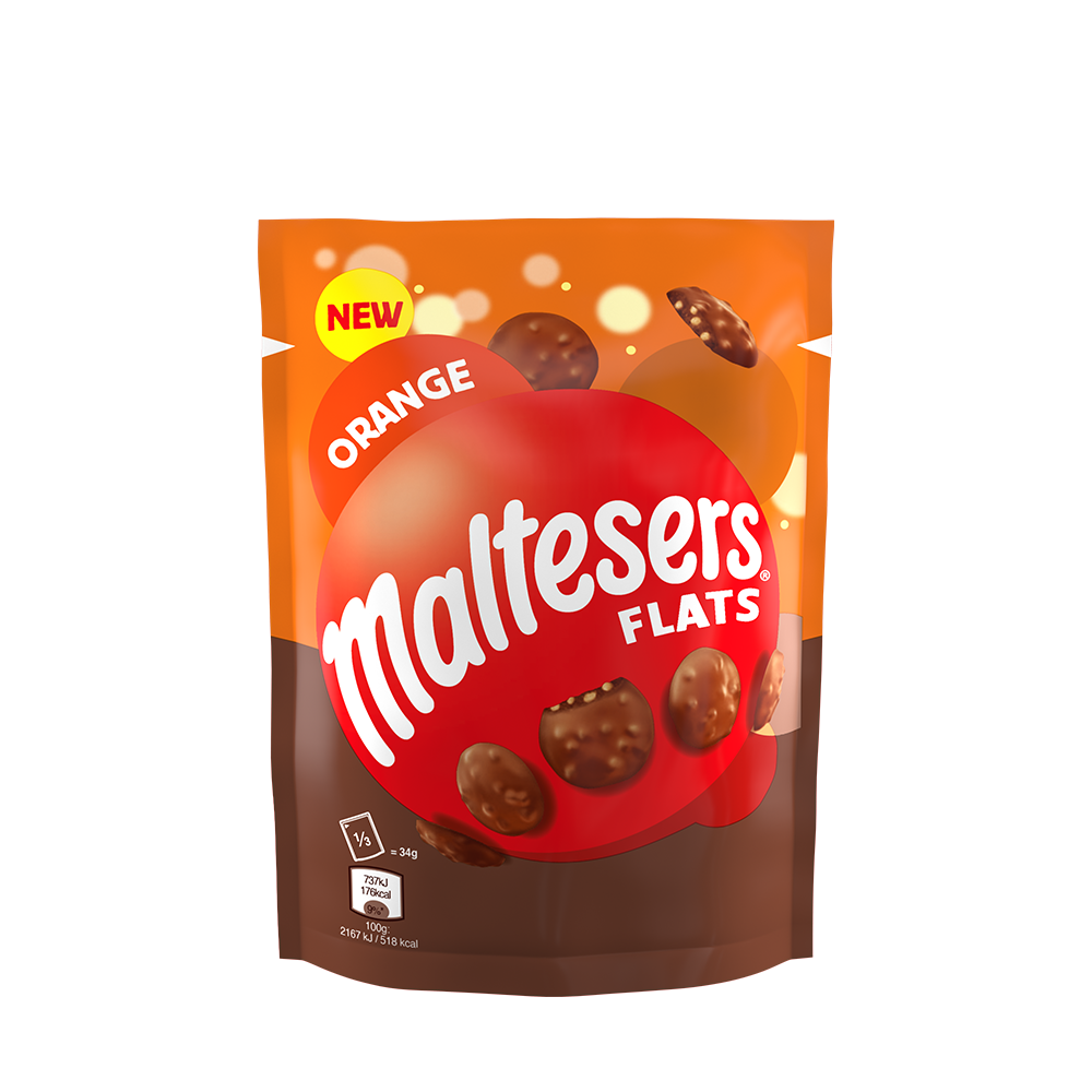 Maltesers Flats orange chocolade 102g